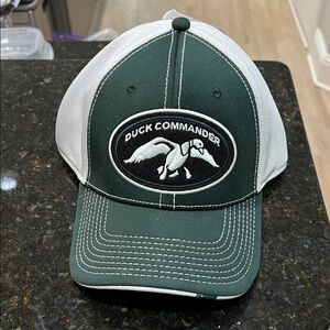 The Game Green and White Duck Commander Hat